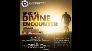 RCCG SPECIAL DIVINE ENCOUNTER WITH PASTOR EA ADEBOYE DAY 3 [upl. by Alejna]