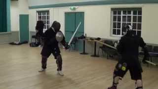 Sparring Sword vs spear  with bucklers and shields [upl. by Sopher198]