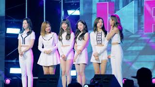 April 에이프릴 Talk 180506 양구 곰취축제 4k Fancam직캠 [upl. by Vincents]