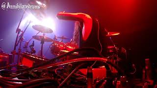 Scotty Fuller  Morbid Angel quotIquot Drum Cam live on the Decibel Magazine Tour 2019 [upl. by Akimrej884]