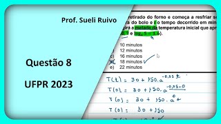 Questão 8  UFPR 2023 [upl. by Ayokal]