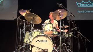 Rene Creemers Drum solo at Adams Drumworld festival 2012 [upl. by Isbella]