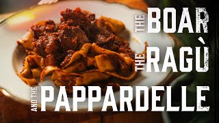 The Origins of PAPPARDELLE AL CINGHIALE  Tuscan Family Heirloom Recipe [upl. by Bohrer619]