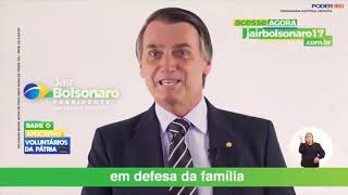 1º programa eleitoral de Jair Bolsonaro PSL  Eleições 2018 [upl. by Oruntha780]