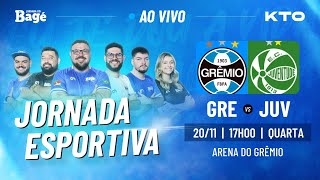 AO VIVOJORNADA DO BAGÉGRÊMIO X JUVENTUDE DIRETO DA ARENA [upl. by Ingham]