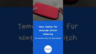 Temu Tasche für Nintendo Switch Unboxing shorts temu tasche nintendo switch unboxing [upl. by Niatirb]