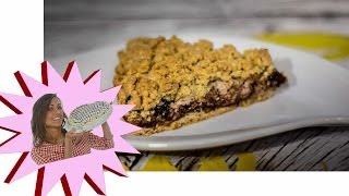 Crostata di Briciole con Crema al Formaggio e Cioccolato [upl. by Ymmij807]