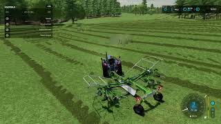 Windrowing grass ep 12  The Pioneer Challenge  MilkThatHen [upl. by Oel]