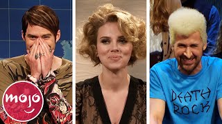 The Ultimate SNL Host Breaking Compilation [upl. by Ferde]