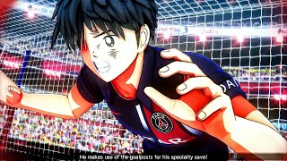 Misaki Struggling on PSG  Captain Tsubasa  PSG vs Napoli [upl. by Hines]