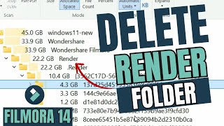 STOP Wasting Space Remove Render Cache Files from Filmora 14 Now [upl. by Anomis771]