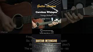 Careless Whisper  George Michael  EASY Guitar Tutorial  Chords  Guitar Lessons chordgitar [upl. by Atinreb]