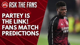 Partey Is The Link Fans Match Predictions  Arsenal vs Leicester [upl. by Mook660]