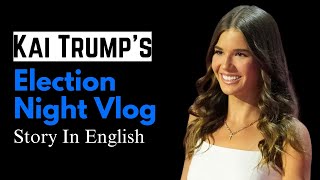 Kai Trump’s Election Night Vlog Behind The Scenes [upl. by Rafat279]