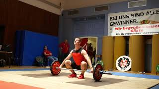 Kai Nongieser Reißen V2 91 kg TSG Kaiserslautern vs AC Mainz Weisenau II [upl. by Kenley]