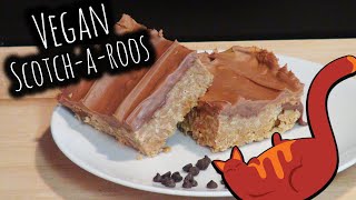 Vegan Scotcheroos  Secret Family Recipe  Best Snack Ever  Gone in Seconds [upl. by Cavil]