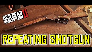 Red Dead Redemption 2 Repeating Shotgun RDR2 [upl. by Nosduh]