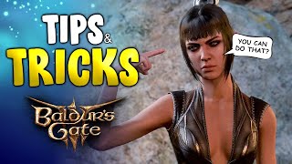 Baldurs Gate 3  12 Tricks amp Tips You May Not Know [upl. by Verras407]