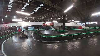 Awesome Slideways Go Karting Action [upl. by Suckram]