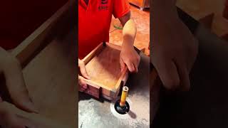 Wooden box chamfering process [upl. by Lacombe549]