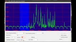 RTLSDR Wide spectrum analyzer [upl. by Merv]