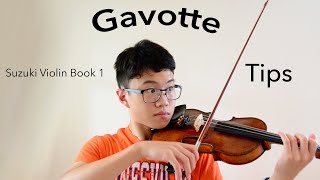 Gavotte  Suzuki Violin Book 1 Tips [upl. by Roselyn738]