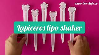 Lapiceros tipo shaker en resina ✏️ [upl. by Gibson]