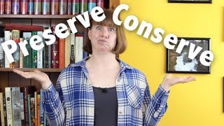 Whats the difference between preserve conserve and reserve [upl. by Tirrell]