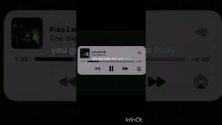 Kiss land  The Weeknd theweeknd echoesofabel kissland trilogy shortzz shorts views viral [upl. by Airyk]