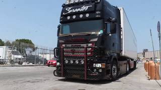 Scania HURRICANER quotSarantosquot Amazing Sound V8 Power [upl. by Donal117]