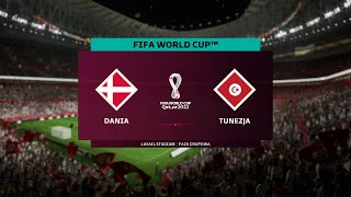 FIFA 23 WORLD CUP 8 Dania  Tunezja [upl. by Meave408]