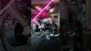 Thukki Paaru dumbbell 30kg gymworkout wheelchairlifestyle comedy funny handwings [upl. by Yrreb]