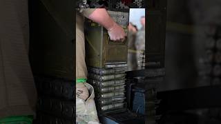 Special Equipment for Loading 20mm Ammo into an F15 Eagle [upl. by Dugas]