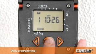 Claber Aquauno Video 6 Water Timer Guide [upl. by Niko]