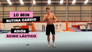 RUTINA 10MIN  Adiós al ÁCIDO LÁCTICO Cardio en casa [upl. by Ahsielat]