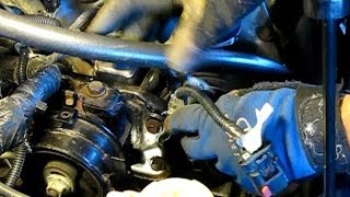 Dodge Caravan 30L replacing timing belt water pump and front seals part 8 Reassembly 2 [upl. by Nitnelav]