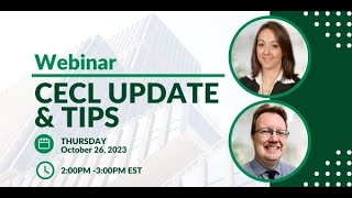 CECL Update amp Tips [upl. by Anawd]