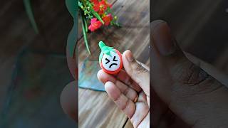 This is for Tomato lover 😜 shorts shortfeed diy clay [upl. by Eanil]