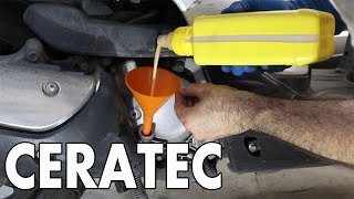 TRATTAMENTO ANTIATTRITO MOTORE con CERATEC LIQUI MOLY [upl. by Yelda]