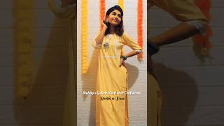 Strike a Pose as per Your Body shape stylingoutfits ytshortsfeed bodyshapes poses myntrakurti [upl. by Nerval]