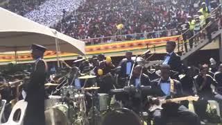 ZRP Police Band The Man Who Has Mastered Playing Hosho Instrument [upl. by Cohby]