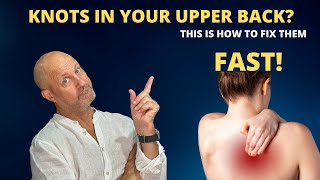 How to Get Rid of Knots in Your Upper Back Incredibly Effective Trick [upl. by Eita]