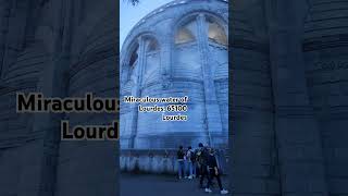 The basilica of our lady lourdes france 🇫🇷 church miraculousworld lourdesfrance france viral [upl. by Grimbal]