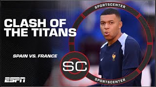 Spain vs France 0 GOALS from open play for France 👀  SportsCenter [upl. by Addy92]