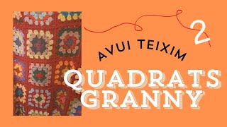 TUTORIAL QUADRATS GRANNY AMB GANXET  MIMIAMÀ [upl. by Ynnaej]