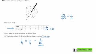 Edexcel GCSE Maths past papers November 2022 Non calculator Paper 1 Higher Q10 [upl. by Clara760]