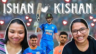 Reacting to Cricket edits ft Ishan Kishan aka Ishu Kishu🤭✨ [upl. by Shuman]