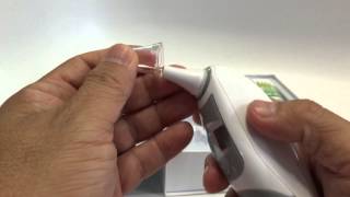 How to change units on infrared ear thermometer  Unboxing Gland Electric thermometer [upl. by Antons]