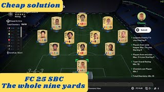 FC 25 FIFA 25  The whole nine yards SBC  Hybrid Leagues  cheap solution [upl. by Leehar]