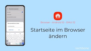 Startseite im Browser ändern  Huawei Android 10  EMUI 12 [upl. by Tristas]